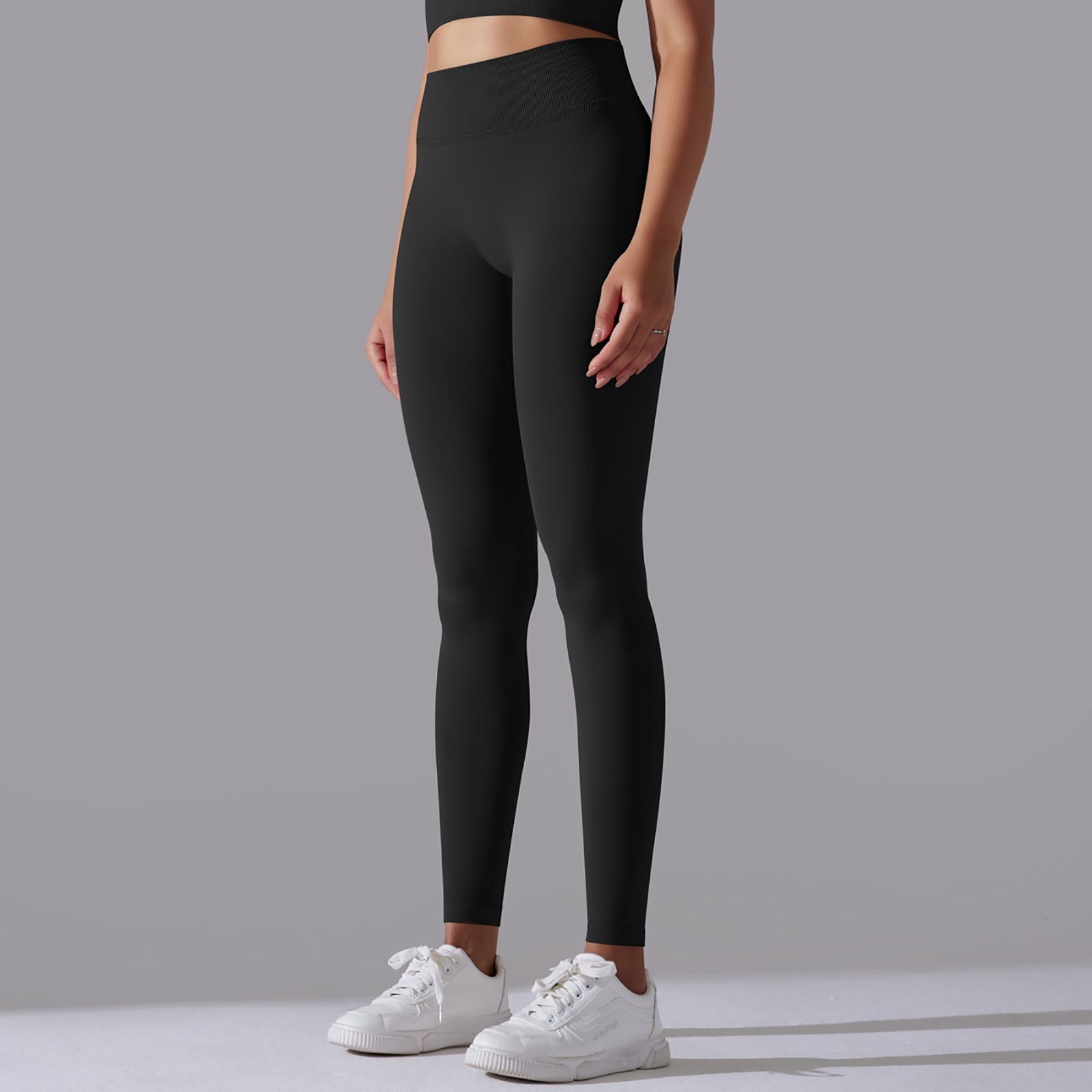 thumbnail image 5 of Pantalones deportivos de yoga para mujer: cintura alta, elásticos, atléticos, versátiles, para hacer ejercicio, 5 of 8